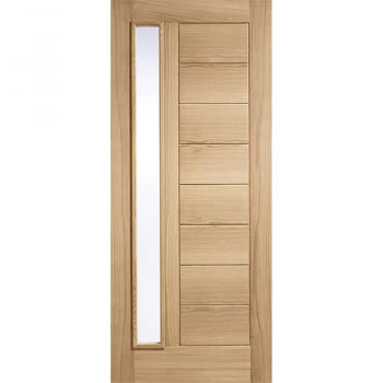 Image of LPD Oak External Goodwood Obscure Glazed 1 Light Front Door - 838mm x 1981mm