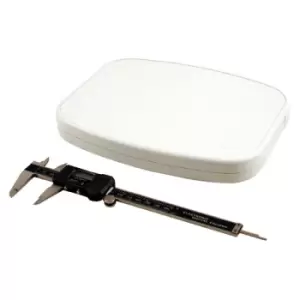 Image of Hammond 1599TABLGYBAT Hand Held Tablet Enclosure 240 x 190 x 30 Grey