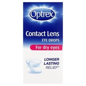 Image of Optrex Contact Lens Eye Drops For Dry Eyes