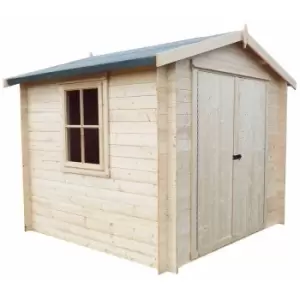 Image of Camelot 19mm Log Cabin 7' x 7'
