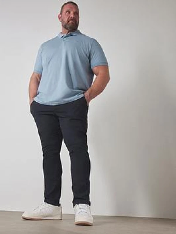 Image of BadRhino BadRhino Men Stretch Chinos in Dark Navy Size: 52R Dark Navy 52R Male 5059738087772