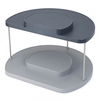 Image of Joseph Joseph CupboardStore 2-Tier Rotating Organiser - Grey