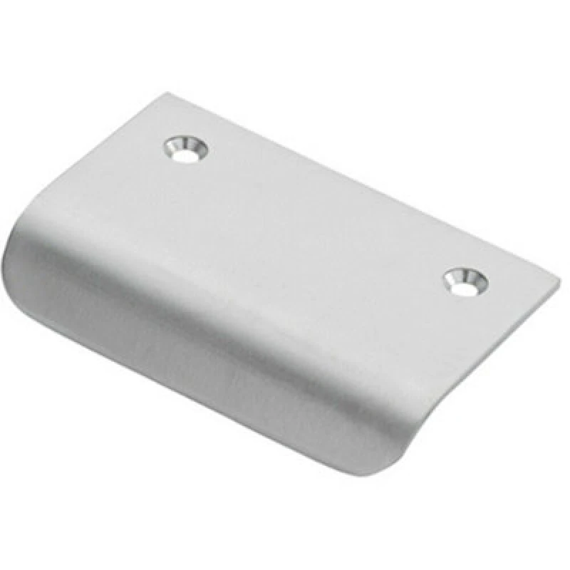 Image of Loops Semi Concealed Cabinet Finger Pull Handle 52mm Fixing Centres Satin Chrome Multi unisex