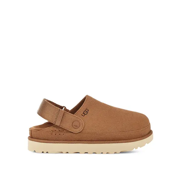 Image of W Goldenstar Suede Clogs