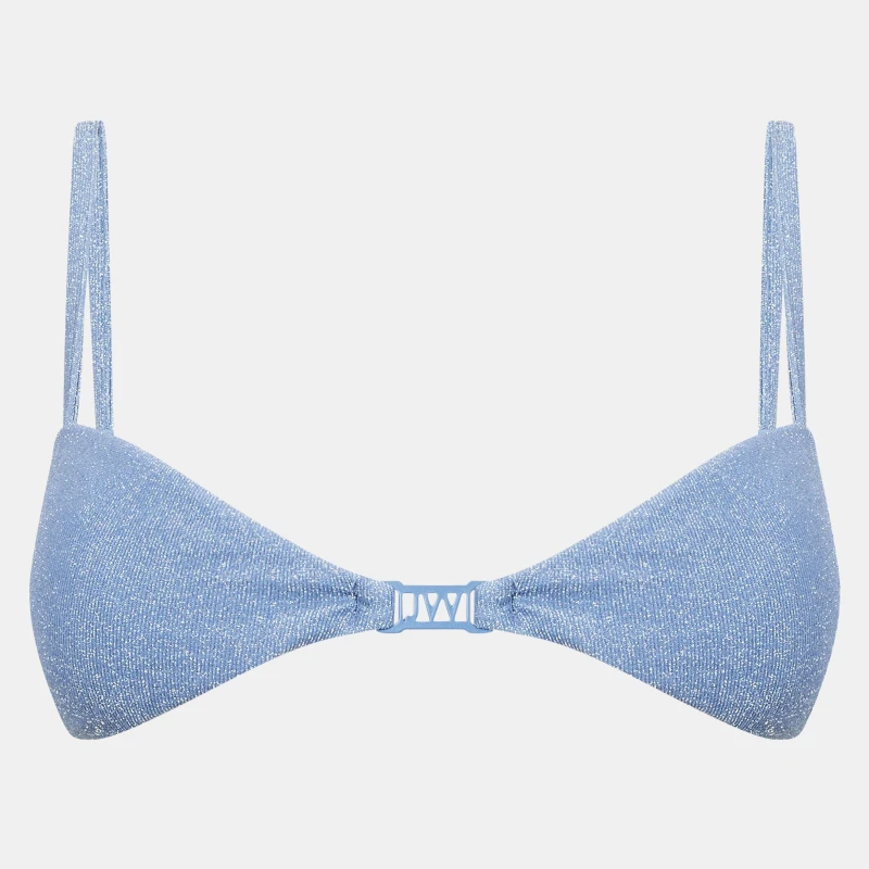 Image of Jack Wills Glitter Clasp Front Bikini Top - Multi Multi 8