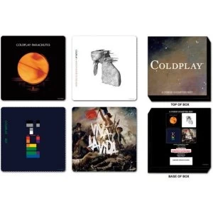 Image of Coldplay - Logos Coaster Set