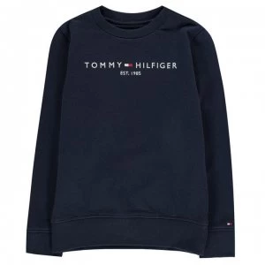 Image of Tommy Hilfiger Junior Boys Essentials Crew Neck Sweatshirt - Navy C87