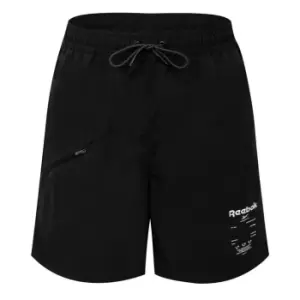 Image of Reebok Road Trip Shorts - Black