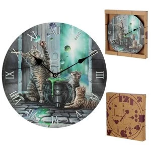 Image of Lisa Parker Hubble Bubble Cat and Kitten Picture Clock
