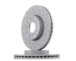 Image of ZIMMERMANN Brake disc VW,AUDI,SKODA 600.3221.52 1K0615301T,5C0615301A,5C0615301D Brake rotor,Brake discs,Brake rotors 5Q0615301H,1K0615301T,5Q0615301H