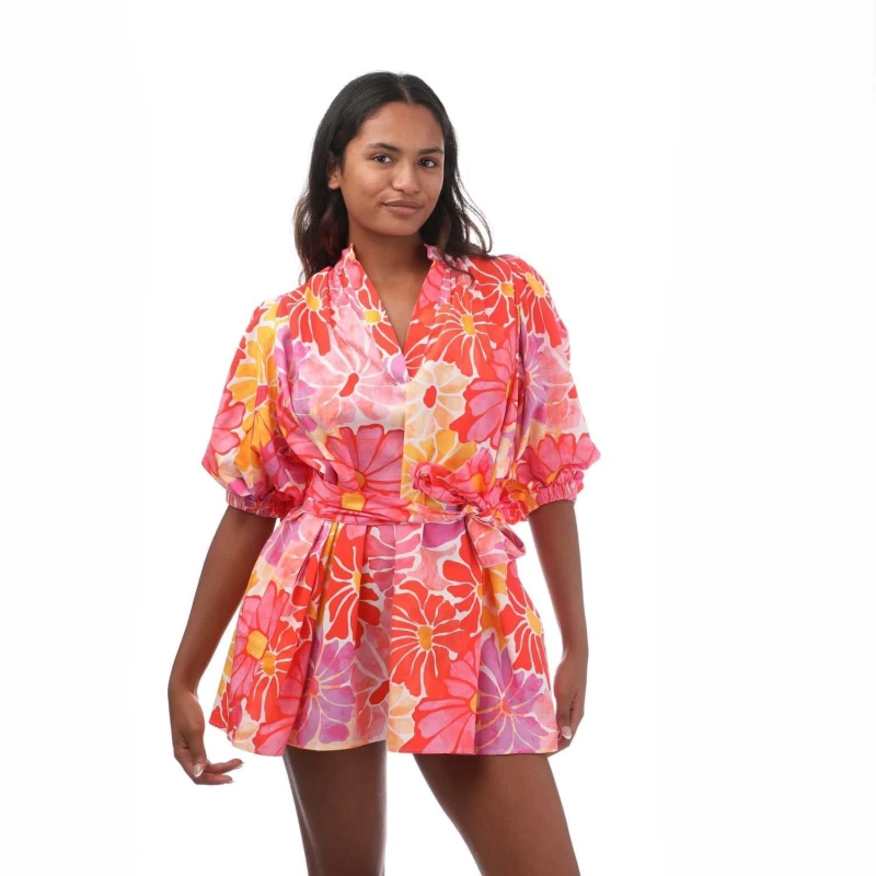 Image of Sundress Inaya Short Dress - Pink Pink 6