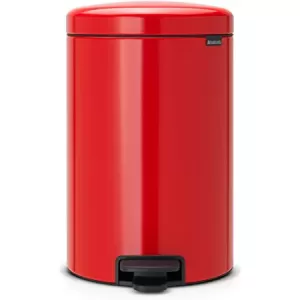 Image of Brabantia NewIcon 20 Litre Red Pedal Bin Red