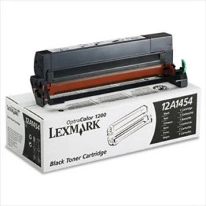 Image of Lexmark 12A1454 Black Laser Toner Ink Cartridge
