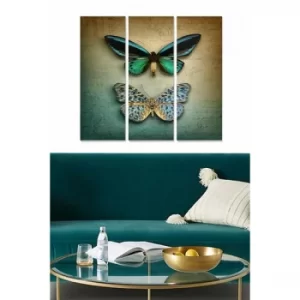 Image of MDF278276351 Multicolor Decorative MDF Painting (3 Pieces)