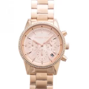 Image of Ritz Rose Gold-tone Dial Ladies Watch