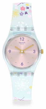 Image of Swatch ENCHANTED MEADOW Lovely Garden Silicone Strap Watch