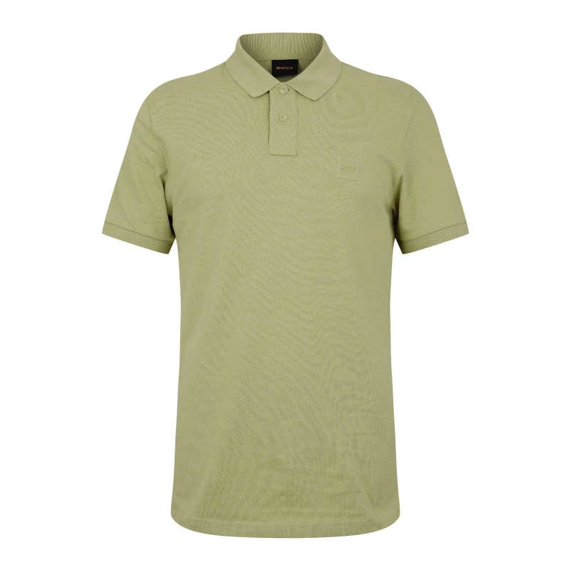 Image of Boss Mens HBO Passenger Premium Design Polo Shirt Beige 267 male M