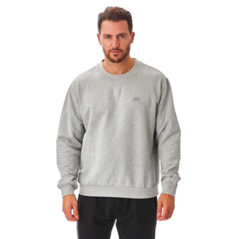 Image of Iron Mountain Crew Neck Sweatshirt Light Grey