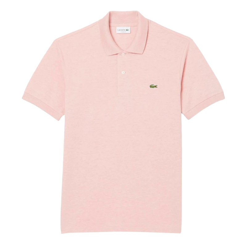 Image of Lacoste Classic Fit L.12.12 Marl Polo Shirt Pink male XS