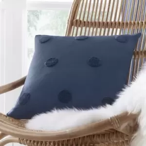 Image of Appletree Boutique Zara Cushion Navy (Blue)