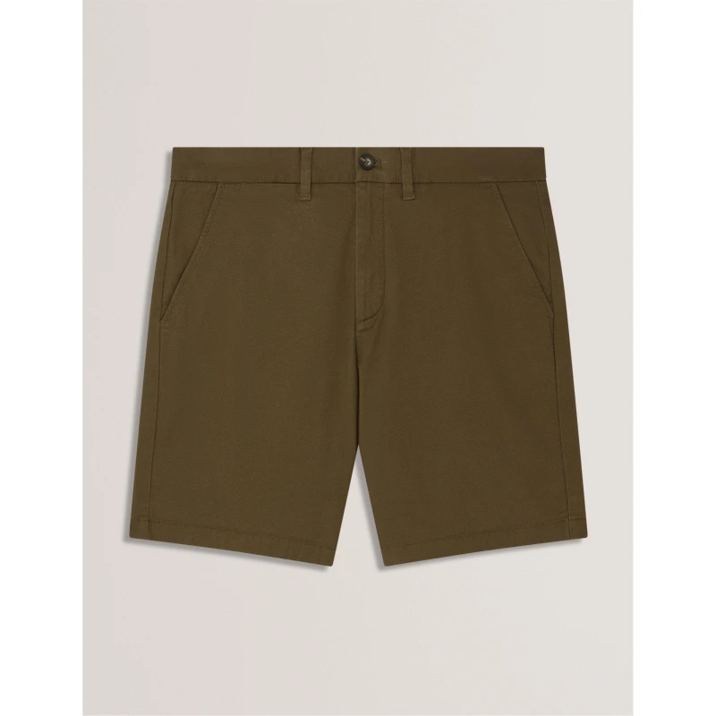 Image of Ted Baker Mens Chino Shorts Khaki male S (2)