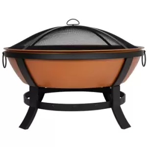 Image of La Hacienda Katori Firepit - Terracota/Black