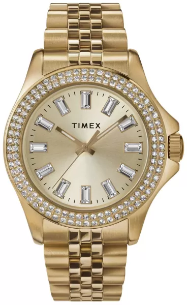 Image of Timex TW2V80000 Womens Kaia (38mm)Gold Dial / Gold-Tone Watch