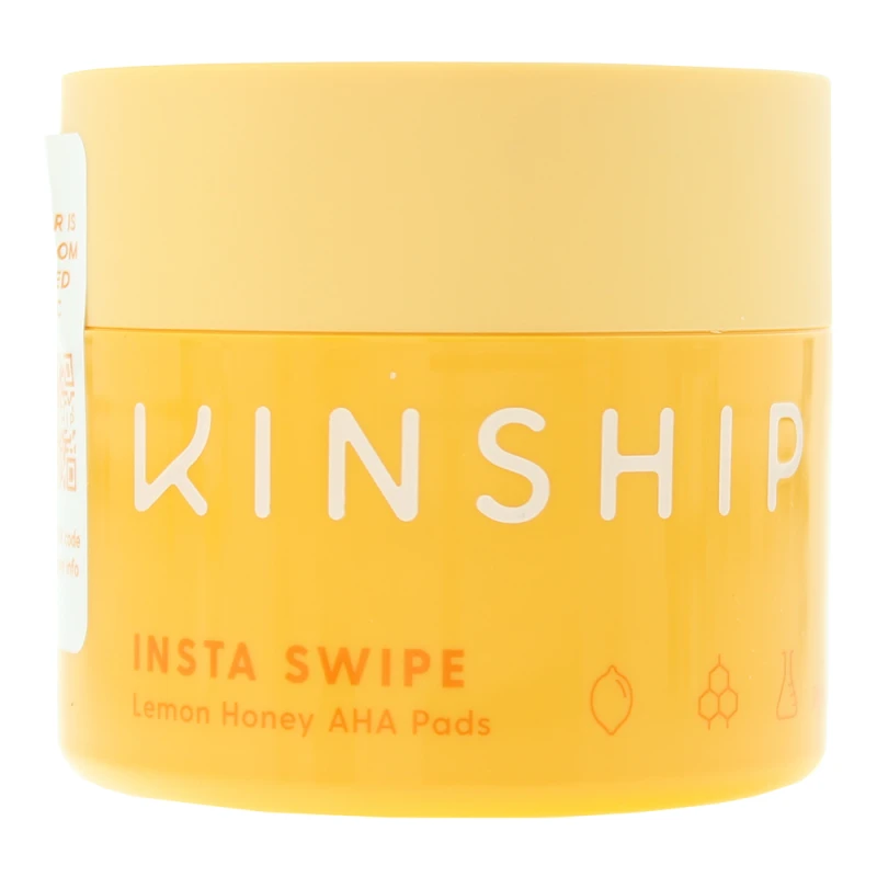 Image of Kinship Insta Swipe Lemon Honey Aha Exfoliating Pads 45pcs