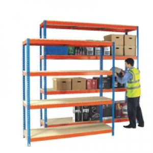 Image of Slingsby Heavy Duty Painted Additional Shelf 2400x450mm OrangeZinc 378866