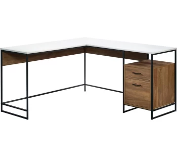 Image of TEKNIK Moderna L-Shaped Desk - Mango