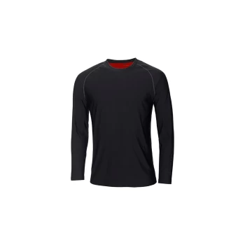 Image of Galvin Green Elmo Crew Neck thermal Base Layer Black/Red - S Size: Sma