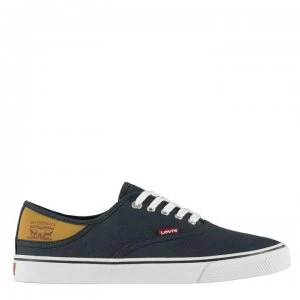 Image of Levis Jordy Buck Canvas Shoes - Navy Blue