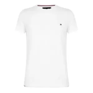 Image of Tommy Hilfiger Stretch Slim Fit T-Shirt - White