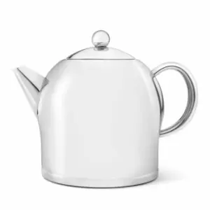 Image of Bredemeijer Teapot Double Wall Minuet Santhee Design 2.0L In Silver