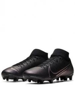 Image of Nike Mercurial Superfly 7 Academy Firm Ground Football Boots - Black, Size 6, Men