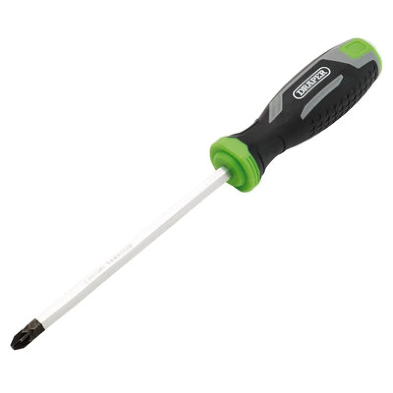 Image of Draper 13454 Pound Thru Pozi Soft Grip Screwdriver, PZ3 x 150mm 13454