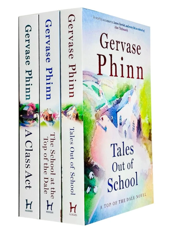 Image of Gervase Phinn Top Of The Dales Series Collection The School At The Top Of The Dale Tales Out Of School A Class Act Gervase Phinn Books