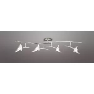 Image of Spot Flavia 4 G9 Bulbs with Adjustable Heads, polished chrome