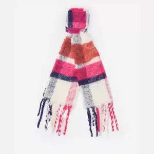 Image of Barbour Rawson Faux Fur Check Scarf