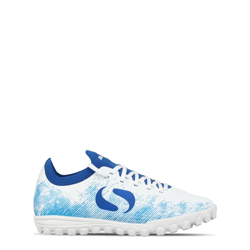 Image of Sondico Blaze Childrens Astro Turf Trainers White/Blue male C11 (29)