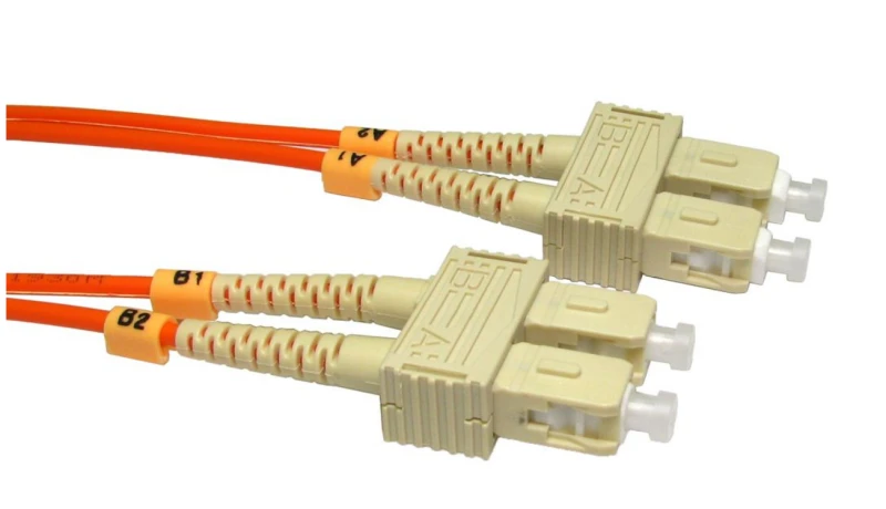 Image of Cables Direct CDL 1m OM2 Fibre Cable SC - SC