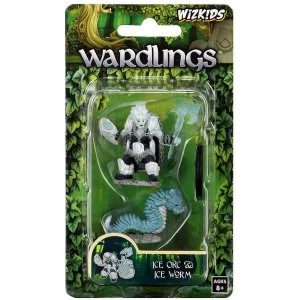 Image of WizKids Wardlings Miniatures - Ice Orc & Ice Worm