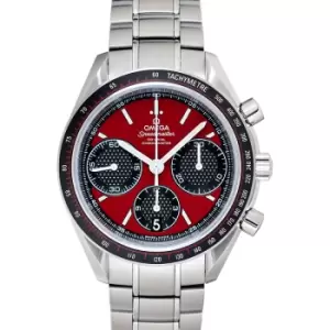 Image of Speedmaster Racing Co-Axial Chronograph 40mm Red Dial stainless steel Mens Watch