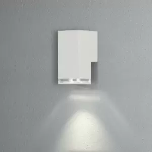 Image of Konstsmide Pollux Outdoor Modern Down Wall Light White GU10, IP44
