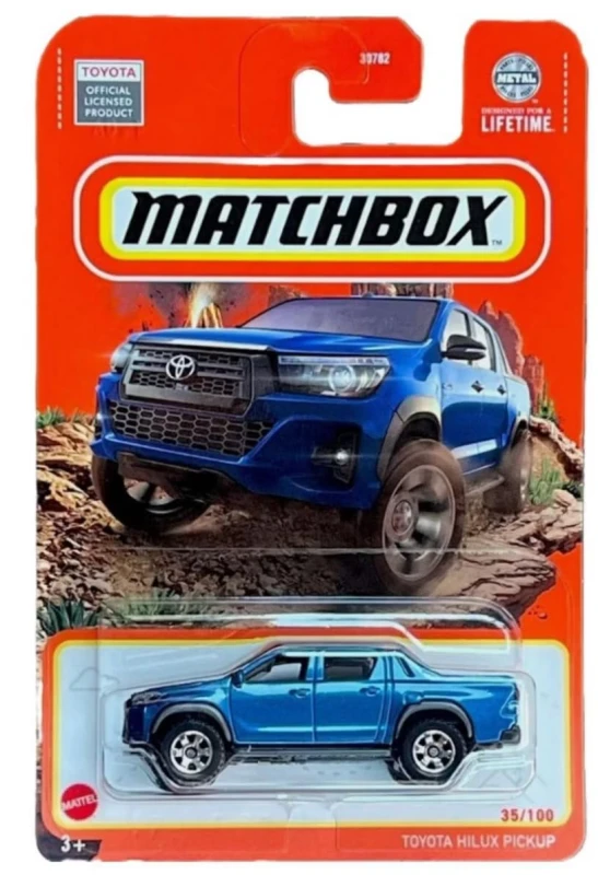 Image of Matchbox Toyota Hilux Pickup Blau 35/100