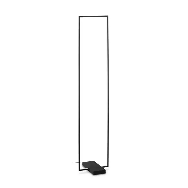Image of Frame LED Integrated Floor Lamp Black 3000Lm 3000K