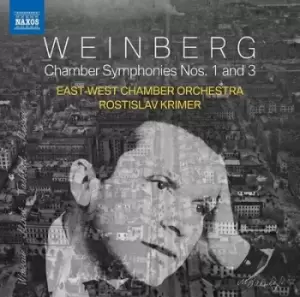Image of Weinberg Chamber Symphonies Nos 1 and 3 by Mieczyslaw Weinberg CD Album