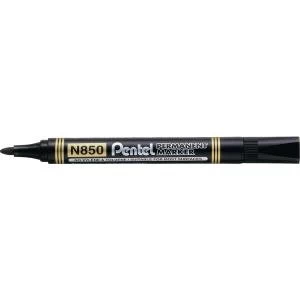 Image of Pentel N850 Permanent Marker Bullet Tip Marker Pack of 12 N850-AE
