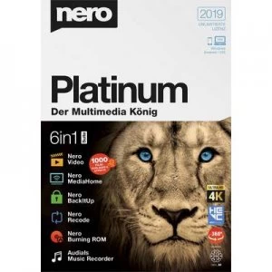 Image of Nero Platinum 2019 Full version, 1 license Windows CD/DVD creator