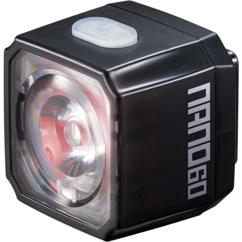 Image of Cateye Nano 60 Rear Bike Light with USB- C Charging USB-C BLACK - Cycles UK